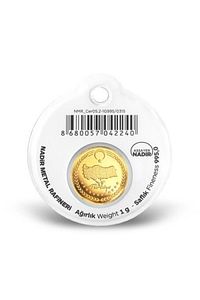 Agakulche Nadir 1 gram Altın (995) 24 Ayar Külçe Altın ürün fotoğrafı