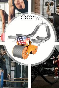 Dijital Ekran Çek-Bırak Spor Aleti Dirsek Destekli Mekik Aleti Karın Egzersiz Aleti Fitness Kardiyo ürün fotoğrafı