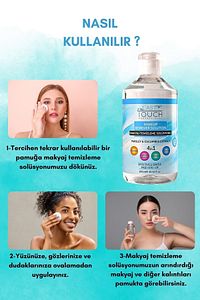 Maydanoz Ve Salatalık Özlü Makyaj Temizleyici Yüz, Göz, Dudak Için 300 ml ürün fotoğrafı