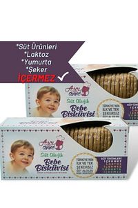 Aşçı Anne Süt Alerjik Bebe Bisküvisi (6 AY) 250 G ürün fotoğrafı
