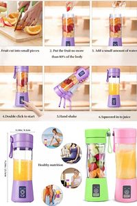 Mixer 380 Ml Detox Mixer Taşınabilir Shaker Termos 380 Ml Smoothie Blenderı Ice Coffee Milkshake Set ürün fotoğrafı