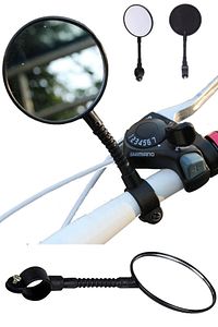 Bisiklet Ve Scooterlar Için Ayarlanabilir 360 Derece Dönüş Gidon Dikiz Aynası Gidon Aynaları Ayarlı ürün fotoğrafı