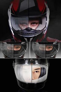 Film Yağmur Buğ Engelleyici Su Kaydırıcı Cam Pro Tüm Kasklara Uyumlu Motorsiklet Kask Ön Cam Sticker ürün fotoğrafı