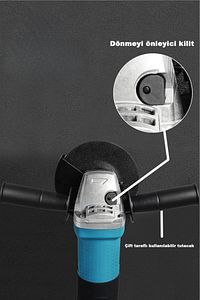 Ws 1000 W 115 Mm Spiral Avuç Kesme Ve Taşlama Makinesi Inox Ve Sunta Kesme Setli ürün fotoğrafı