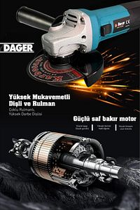 Ws 1000 W 115 Mm Spiral Avuç Kesme Ve Taşlama Makinesi Inox Ve Sunta Kesme Setli ürün fotoğrafı