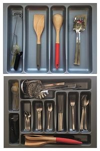 2li Set 55x49 Cm Düzenleyici 55 Cm Kepçelik & 55 Cm Kaşıklık (48X40 CM E KESİLEBİLİR) Organizer ürün fotoğrafı