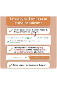 İsimli bebek anı küpü siyah ürün fotoğrafı