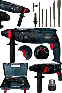 Alman 2.30mm Bakır Sargılı Çift Çelik Şanzuman Kırıcı Delici Hilti Matkap 5pcs Uç Hediye ürün fotoğrafı