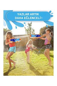 Deniz Havuz Oyuncağı Büyük Boy Pompalı Su Tabancası 600 Ml Kapasite ürün fotoğrafı