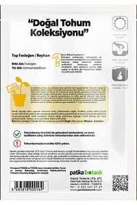 100 Adet Top Fesleğen - Top Reyhan (OCİMUM BASİLİCUM) Tohumu ürün fotoğrafı