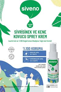 Sivrisinek Ve Kene Kovucu Sprey Krem Losyon Bitkisel Tüm Vücut İçin Seyahat Tatil Boy 50 ml X 2 ADET ürün fotoğrafı