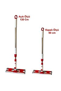Yeni Nesil Teleskopik Çift Taraflı Pratik Cam Silme Aparatı, Istediğin Bezi Tak ürün fotoğrafı