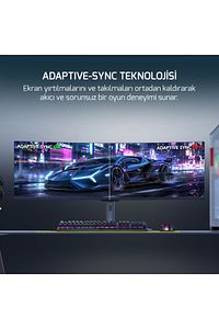 Wq49 49'' 1ms 144hz Curved Dfhd 3840*1080 Gaming Monitör (SIFIR ÖLÜ PİKSEL GARANTİLİ) ürün fotoğrafı