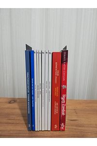 Dekoratif Siyah Metal Dikey Book Yazı Tasarımlı Kitap Tutucu Ve Metal Kitap Desteği 2li Set Mk11s ürün fotoğrafı