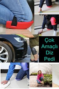 Poliüretan Çok Amaçlı Fayansçı Dizliği Dizlik 1 Çift 2 Adet Sağ Ve Sol Koruyucu Dizlik Bacak Için ürün fotoğrafı