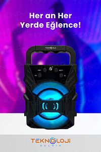 Bluetooth Hoparlör Taşınabilir Ses Bombası Led Işıklı Extra Bass Ses Radyolu Speaker Sd Kart-usb ürün fotoğrafı