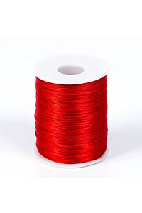 10 Metre - 1 Mm Floş Ip, Bileklik Ipi, Sıçan Kuyruğu Ip, Kırmızı Renkli, Takı Ipi ürün fotoğrafı
