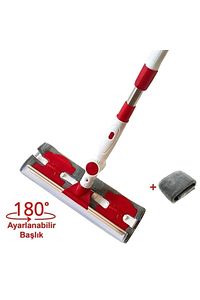 Yeni Nesil Teleskopik Çift Taraflı Pratik Cam Silme Aparatı, Istediğin Bezi Tak ürün fotoğrafı