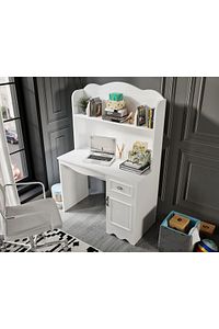 %100 Mdf Lisa Çalışma Masası Beyaz (ÜST ÜNİTE DAHİL) ürün fotoğrafı