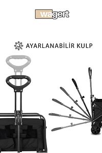 Küçük Çok Amaçlı Katlanır Kamp Piknik Tatil Sahil El Arabası Bahçe Pazar Kamp Eşya Taşıma Arabası ürün fotoğrafı