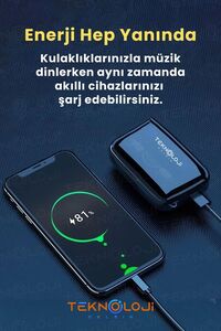 M19 Kablosuz Kulaklık Gaming Powerbankli El Fenerli Göstergeli 5.1 Stereo Bluetooth Kulaklık ürün fotoğrafı