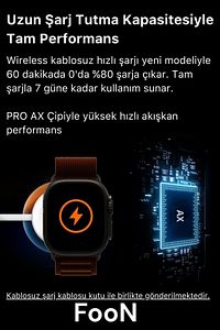 Watch 8 Akıllı Saat T800 Çift Kordonlu Ultra Akıllı Saat Ios Ve Andorid Uyumlu Smartwatch ürün fotoğrafı