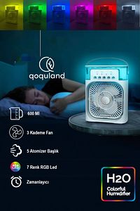 Vantilatör Brushless Motor (KÖMÜRSÜZ MOTOR) Mini Fan Klima ortam Oda Nemlendirici Hava Soğutucu ürün fotoğrafı