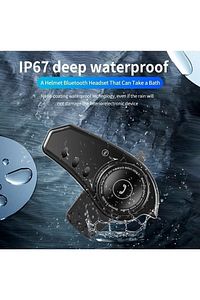 Işikli Bt35 Intercom Motor Kurye Kask Kulaklık Bluetooth 5.0 Motosiklet Kulaklık ürün fotoğrafı