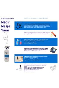 Sprey Başlıklı 1 Lt - Saf Izo Propil Temizlik Solventi %99.90 (İZOPROPİL ALKOL) İpa Dezenfektan ürün fotoğrafı
