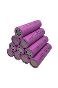 10 Adet 18650 Lityum Pil (batarya) 1200 Mah (amper) 3.7 V ( Volt) Şarj Edilebilir Başsız Pil ürün fotoğrafı