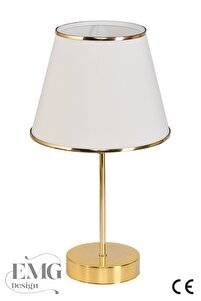 Kumaş Galaksi Modern Pasta Tekli Ve 2 Li Gold Abajur Seti ürün fotoğrafı
