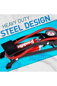 Ince Piston Araç Lastik Şişirme Göstergeli Ayak Pompası, Futbol Topu, Bisiklet Ve Şişme Oyuncaklar ürün fotoğrafı