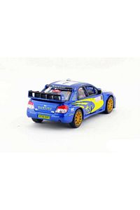 2007 Subaru Wrc Rally Mavi Metal 1/36 Model Araba ürün fotoğrafı