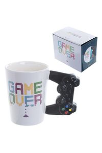 Game Over Joystick Kulplu Seramik Hediyelik Kupa Bardak Gamer Mug ürün fotoğrafı