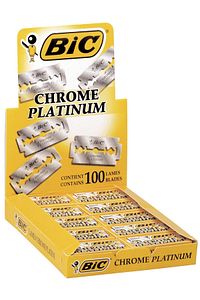 Chrome Platinum Çift Taraflı Tıraş Bıçağı 100'lü Kutu ürün fotoğrafı