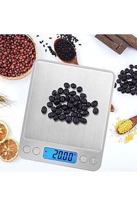Mini Dijital Hassas Tartı Mutfak Ve Kuyumculuk Için 0. 1g Hassasiyeti Otomatik Kalibrasyon ürün fotoğrafı