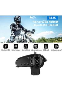 Işikli Bt35 Intercom Motor Kurye Kask Kulaklık Bluetooth 5.0 Motosiklet Kulaklık ürün fotoğrafı