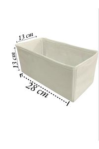 6'lı Beyaz Çekmece Içi Düzenleyici Organizer Set - Çok Amaçlı Dolap Içi Kutu Seti ürün fotoğrafı