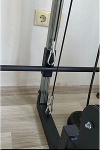 Lat & Row Eklentili Squat Rack Cable Crossover Fly Çalışma İstasyonu ürün fotoğrafı