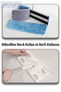 360° Başlıklı Mikrofiber Mop – Sıkıştırmalı Paspas Temizlik Seti, Yüzey Temizlik Ve Havlu Uyumlu ürün fotoğrafı