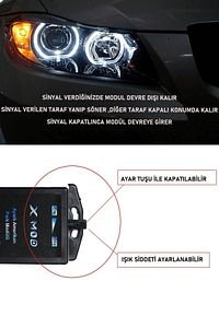 Amerikan Park Modülü Ayarlı 12v Tüm Araçlara Uygun Sinyal Modülü ürün fotoğrafı