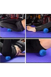 7.5 Cm Bpa Free Masaj Topu - Dikenli Duyu Uyarıcı El Ayak Vücut Egzersiz Topu / Massage Ball ürün fotoğrafı