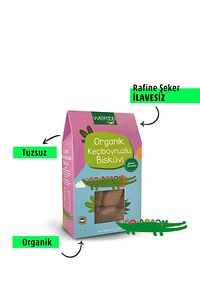 Kids Organik Keçiboynuzlu Bisküvi 55 gr ürün fotoğrafı