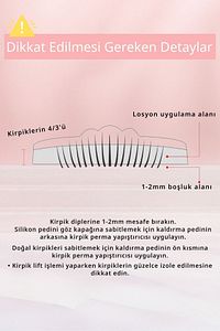 Lash Lift Kit Perması Kirpik-Kaş Lifting Seti Tam Profesyonel ve Siyah Renk Jel Kaş Boyası-Black ürün fotoğrafı