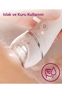 BRE710/05 Epilatör (Yüz+Koltuk altı+Bikini Bölgesi+Bacak)Islak Ve Kuru,Işıklı,Kablosuz ürün fotoğrafı