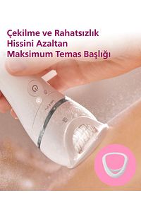 BRE730/05 Epilatör (Yüz+Koltuk altı+Bikini Bölgesi+Bacak)Islak Ve Kuru,Işıklı,Kablosuz ürün fotoğrafı
