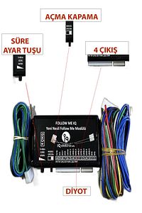 Uçak Kanadı Motor Çakar F1 Çakar Tek Modül 2in1 ürün fotoğrafı