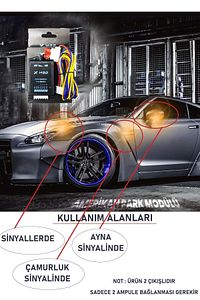 Amerikan Park Modülü Ayarlı 12v Tüm Araçlara Uygun Sinyal Modülü ürün fotoğrafı