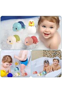 Kurmalı Kamplumbağ Bebek Banyo Oyuncağı Banyo Küvet Havuz Deniz Kamplumbağ Yüzen Oyuncak ürün fotoğrafı