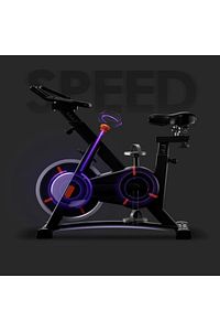 Yeni Nesil Siyah Spin Bike Dikey Kondisyon Bisikleti Ev Koşu Bisikleti Egzersiz Dikey Yatay ürün fotoğrafı